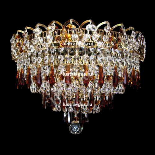 Люстра Крокус большой карандаш цветная  в Новокузнецке Гусь Хрустальный