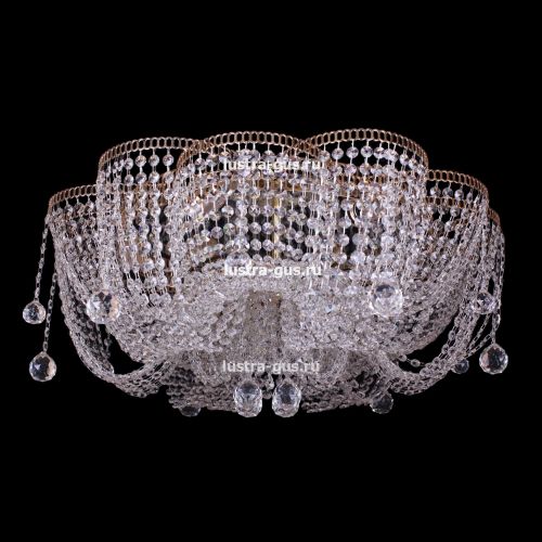 Люстра Лотос Астра 6 ламп в Новокузнецке Гусь Хрустальный