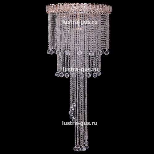 Люстра Водопад длинный в Новокузнецке Гусь Хрустальный