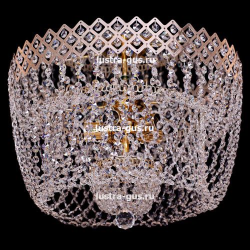 Люстра Водопад корона № 3 в Новокузнецке Гусь Хрустальный