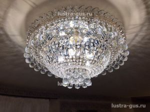 Люстра Водопад шар в Новокузнецке отзыв и фото покупателя