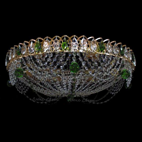 Люстра Водоворот роза зеленая в Новокузнецке Люстра Водоворот роза зеленая в Новокузнецке