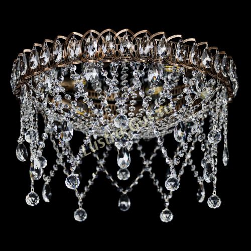 Люстра Паутинка под бронзу в Новокузнецке Гусь Хрустальный