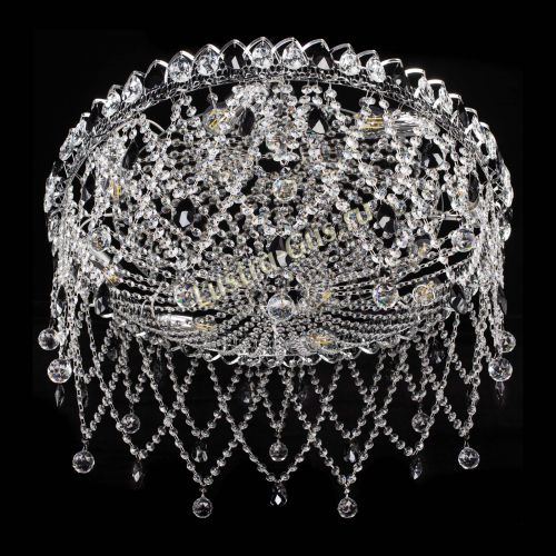 Люстра Паутинка черная в Новокузнецке Гусь Хрустальный