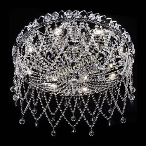 Люстра Паутинка черная в Новокузнецке Гусь Хрустальный