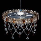 Люстра Паутинка чайная, диаметр - 500 мм, Люстры Гусь Хрустальный Люстра Паутинка чайная, диаметр - 500 мм, Люстры Гусь Хрустальный