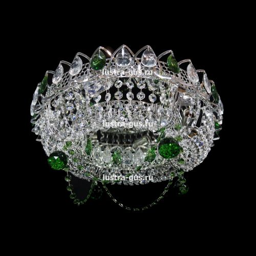 Люстра Кольцо Ожерелье Шар цветная в Новокузнецке Гусь Хрустальный