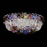 цветная, диаметр - 400, серебро, Люстры Гусь Хрустальный цветная, диаметр - 400, серебро, Люстры Гусь Хрустальный