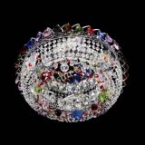 цветная, диаметр - 400, серебро, Люстры Гусь Хрустальный цветная, диаметр - 400, серебро, Люстры Гусь Хрустальный