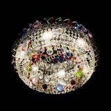 цветная, диаметр - 400, серебро, Люстры Гусь Хрустальный цветная, диаметр - 400, серебро, Люстры Гусь Хрустальный