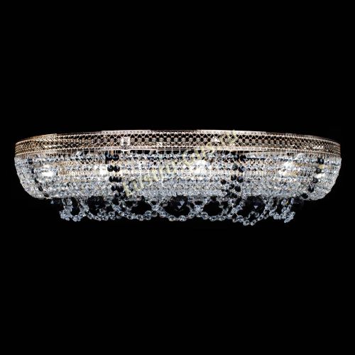 Люстра Снежинка Венеция №10 черная в Новокузнецке Гусь Хрустальный