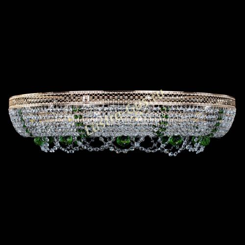 Люстра Снежинка Венеция №10 зеленая в Новокузнецке Люстра Снежинка Венеция №10 зеленая в Новокузнецке