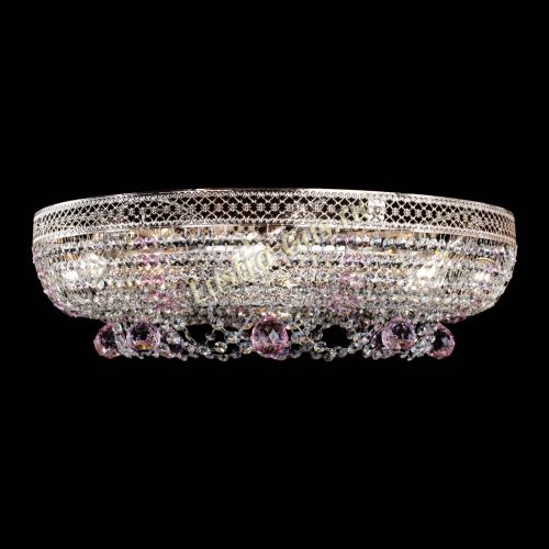 Люстра Снежинка Венеция №8 синяя в Новокузнецке Гусь Хрустальный