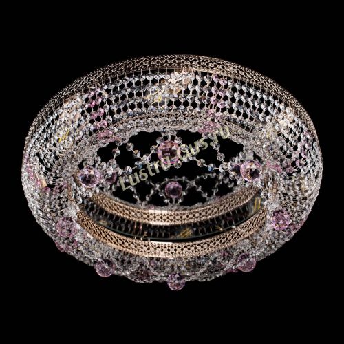 Люстра Снежинка Венеция №8 синяя в Новокузнецке Гусь Хрустальный