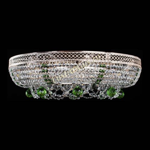 Люстра Снежинка Венеция №8 зеленая в Новокузнецке Люстра Снежинка Венеция №8 зеленая в Новокузнецке