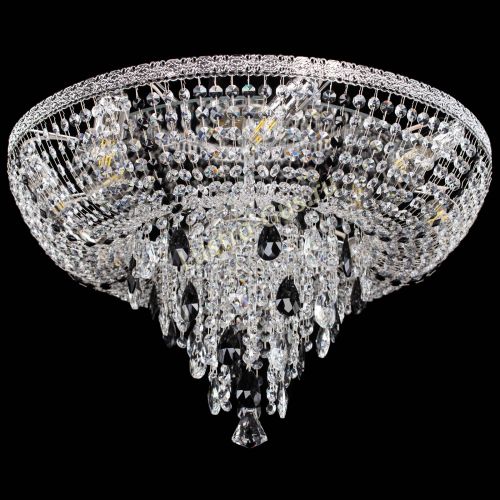 Люстра Токката Пирамида журавлик черная в Новокузнецке Гусь Хрустальный