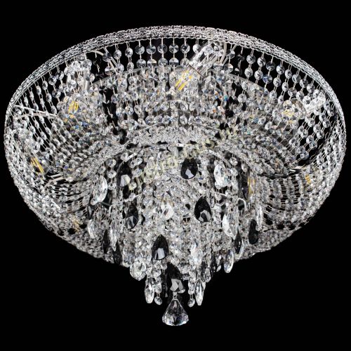 Люстра Токката Пирамида журавлик черная в Новокузнецке Гусь Хрустальный