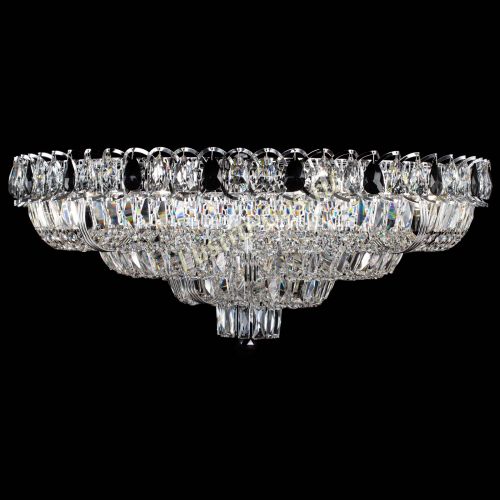 Люстра Тройное Кольцо пластинка черная в Новокузнецке Гусь Хрустальный