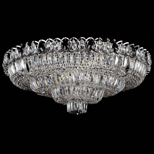 Люстра Тройное Кольцо пластинка черная в Новокузнецке Гусь Хрустальный