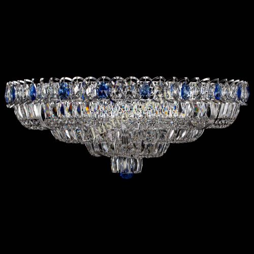 Люстра Тройное Кольцо пластинка синяя в Новокузнецке Люстра Тройное Кольцо пластинка синяя в Новокузнецке