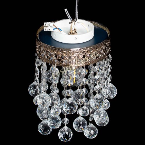 Люстра Венеция №1 шар красная в Новокузнецке Гусь Хрустальный