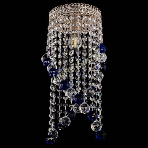 Люстра Венеция №1 Сигма синяя в Новокузнецке Гусь Хрустальный