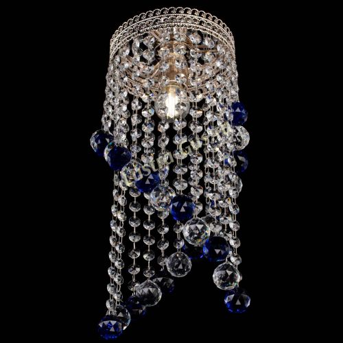 Люстра Венеция №1 Сигма синяя в Новокузнецке Гусь Хрустальный