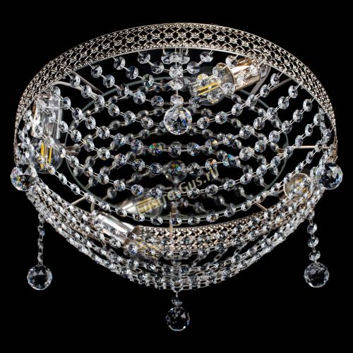 Люстра Венеция №4 шар в Новокузнецке Гусь Хрустальный