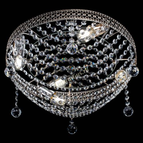 Люстра Венеция №4 шар в Новокузнецке Гусь Хрустальный