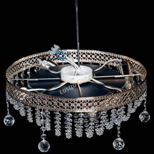 Люстра Венеция №4 шар в Новокузнецке Гусь Хрустальный