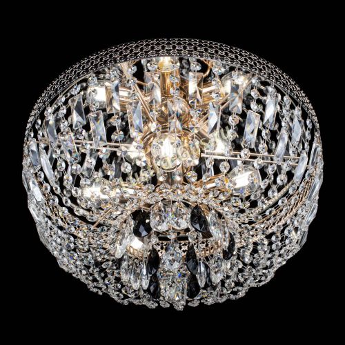 Люстра Венеция Астра черная №5 в Новокузнецке Гусь Хрустальный