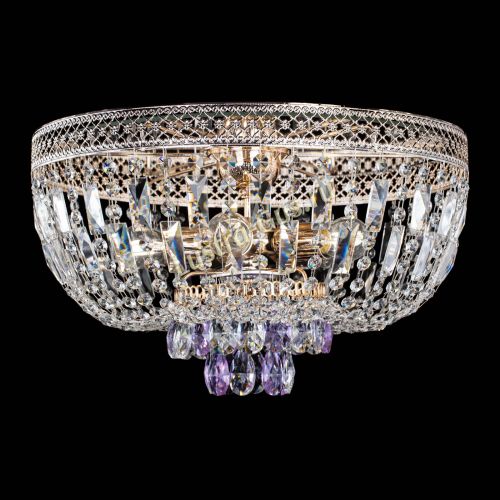 Люстра Венеция Астра фиолетовая №5 в Новокузнецке Гусь Хрустальный