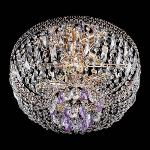 Люстра Венеция Астра фиолетовая №5 в Новокузнецке Гусь Хрустальный