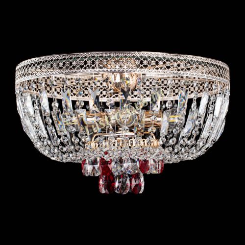 Люстра Венеция Астра красная №5 в Новокузнецке Гусь Хрустальный