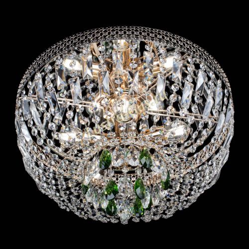 Люстра Венеция Астра зеленая №5 в Новокузнецке Гусь Хрустальный