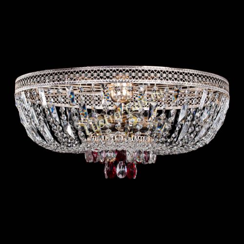 Люстра Венеция Астра №6 красная в Новокузнецке Гусь Хрустальный