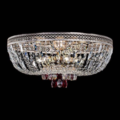 Люстра Венеция Астра №6 красная в Новокузнецке Гусь Хрустальный