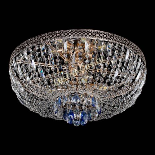 Люстра Венеция Астра №6 синяя в Новокузнецке Гусь Хрустальный