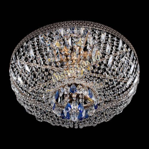 Люстра Венеция Астра №6 синяя в Новокузнецке Гусь Хрустальный