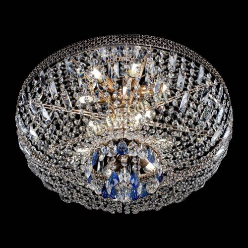 Люстра Венеция Астра №6 синяя в Новокузнецке Гусь Хрустальный