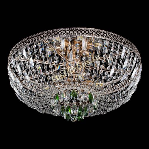 Люстра Венеция Астра №6 зеленая в Новокузнецке Гусь Хрустальный