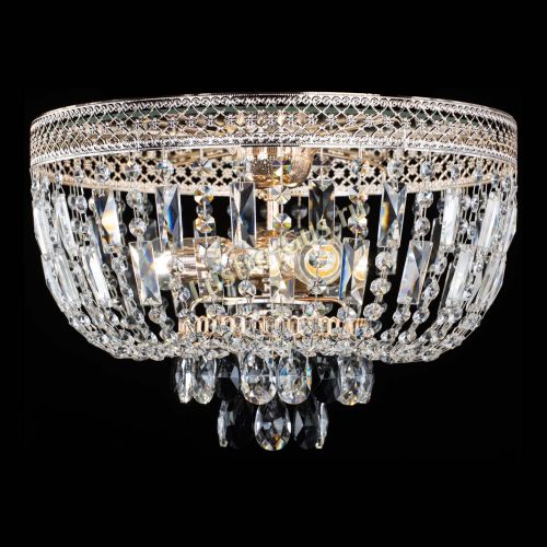 Люстра Венеция Астра №3 черная в Новокузнецке Гусь Хрустальный