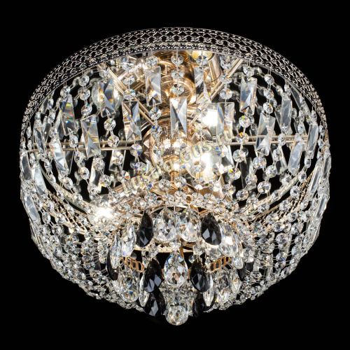 Люстра Венеция Астра №3 черная в Новокузнецке Гусь Хрустальный