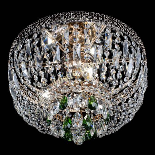 Люстра Венеция Астра №3 зеленая в Новокузнецке Гусь Хрустальный