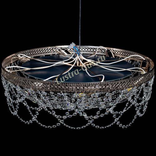 Люстра Венеция Ажур красная в Новокузнецке Гусь Хрустальный