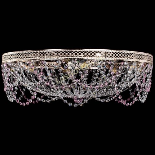 Люстра Венеция Ажур розовая в Новокузнецке Люстра Венеция Ажур розовая в Новокузнецке