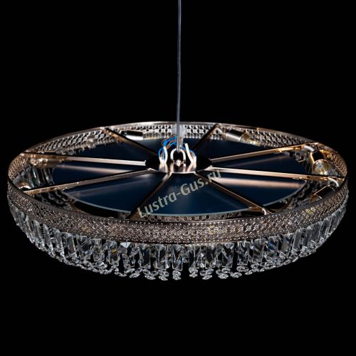 Люстра Венеция двойное кольцо №8 в Новокузнецке Гусь Хрустальный