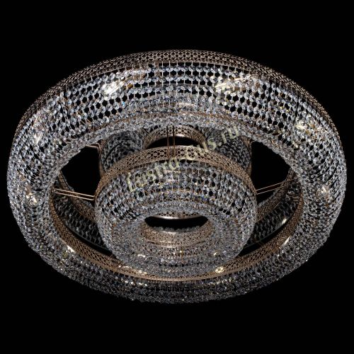 Люстра Венеция двойное кольцо №10 в Новокузнецке Гусь Хрустальный