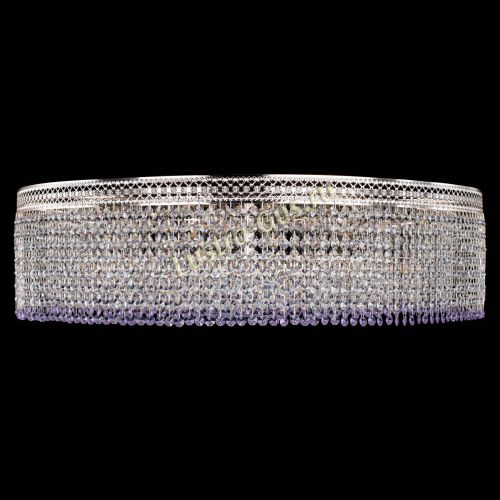 Люстра Венеция Капель №10 оптикон фиолетовая в Новокузнецке Гусь Хрустальный