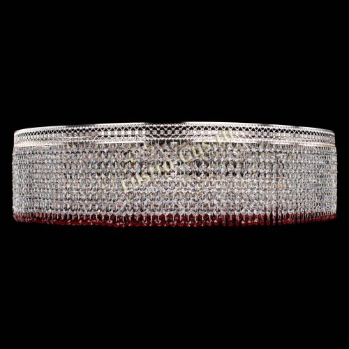 Люстра Венеция Капель №10 оптикон красная в Новокузнецке Гусь Хрустальный